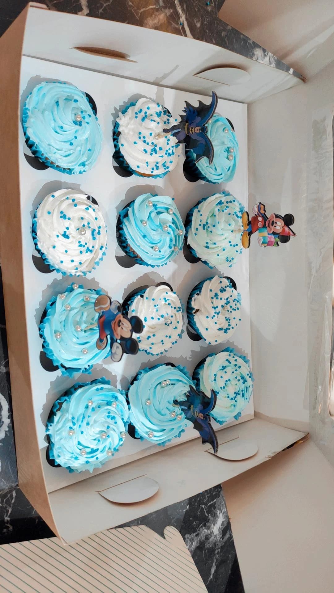 Baby boy cupcake image 1