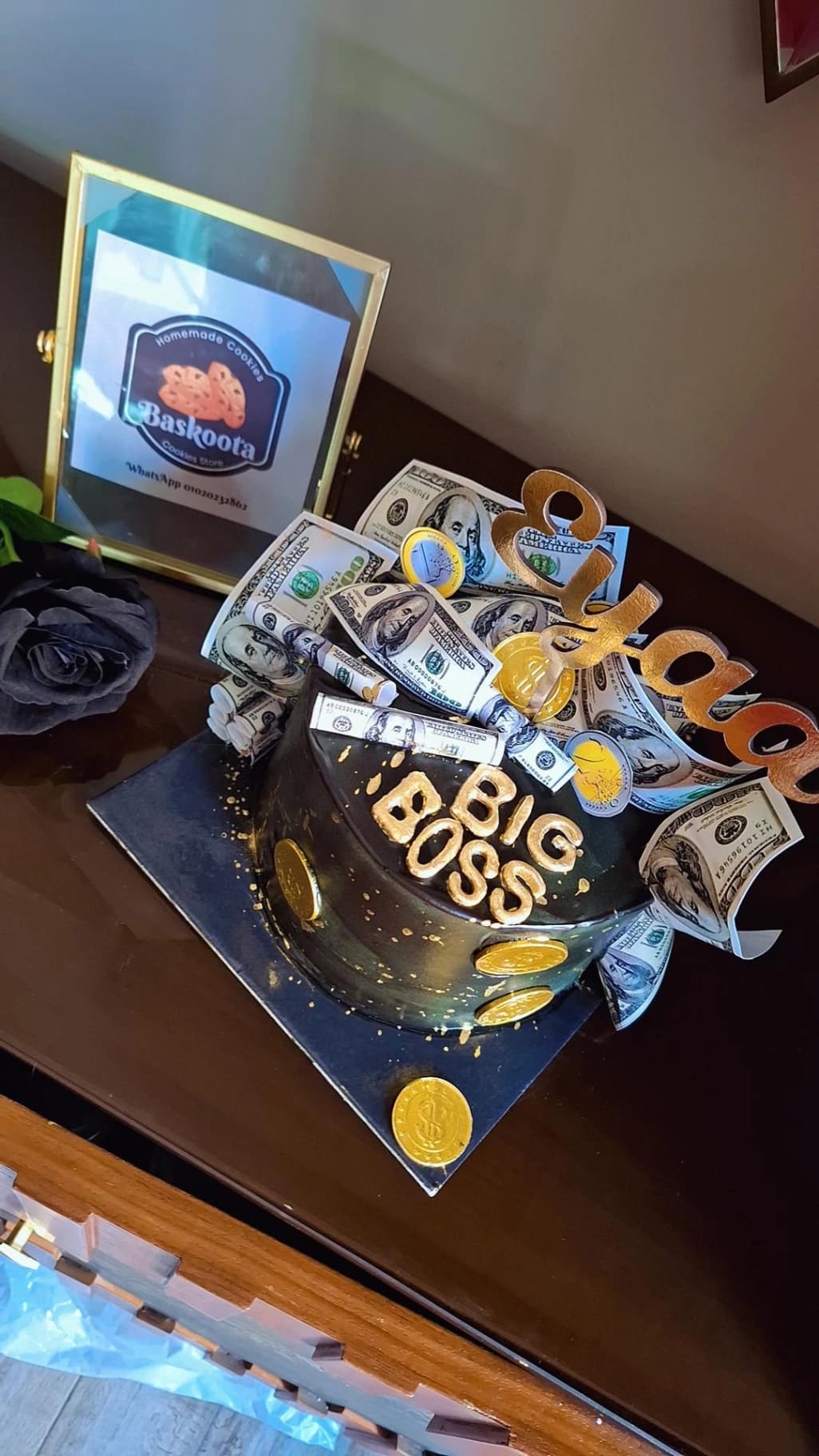 Dollars cake